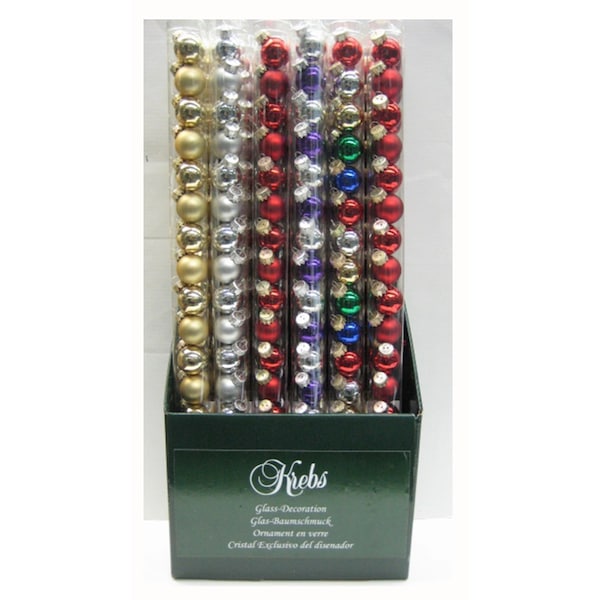 Christmas By Krebs Christmas by Krebs Assorted Ball Tube Ornament CBK03478 - main